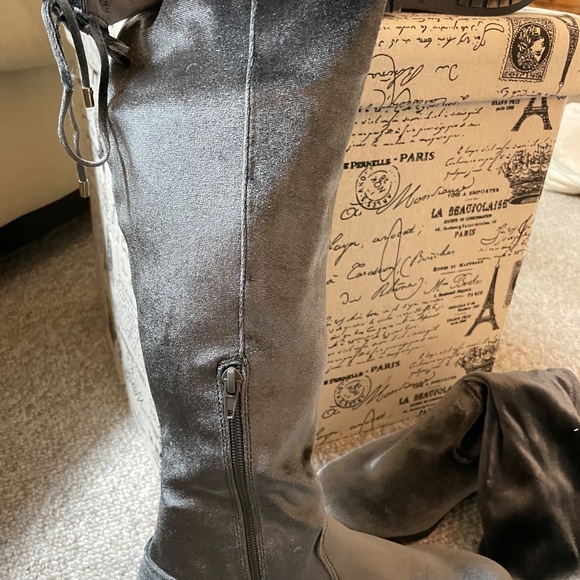 Velvet OTK boots (wide width and wide calf) - Picture 4 of 6